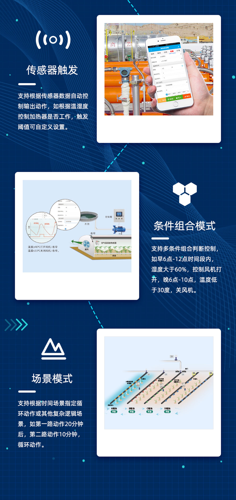 4路智慧農業控制系統增強版工作模式