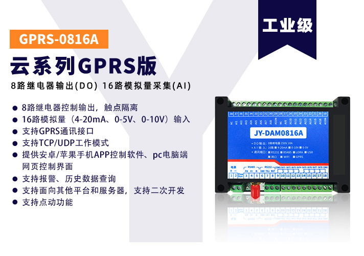 JY-GPRS-0816A云系列，數據透傳