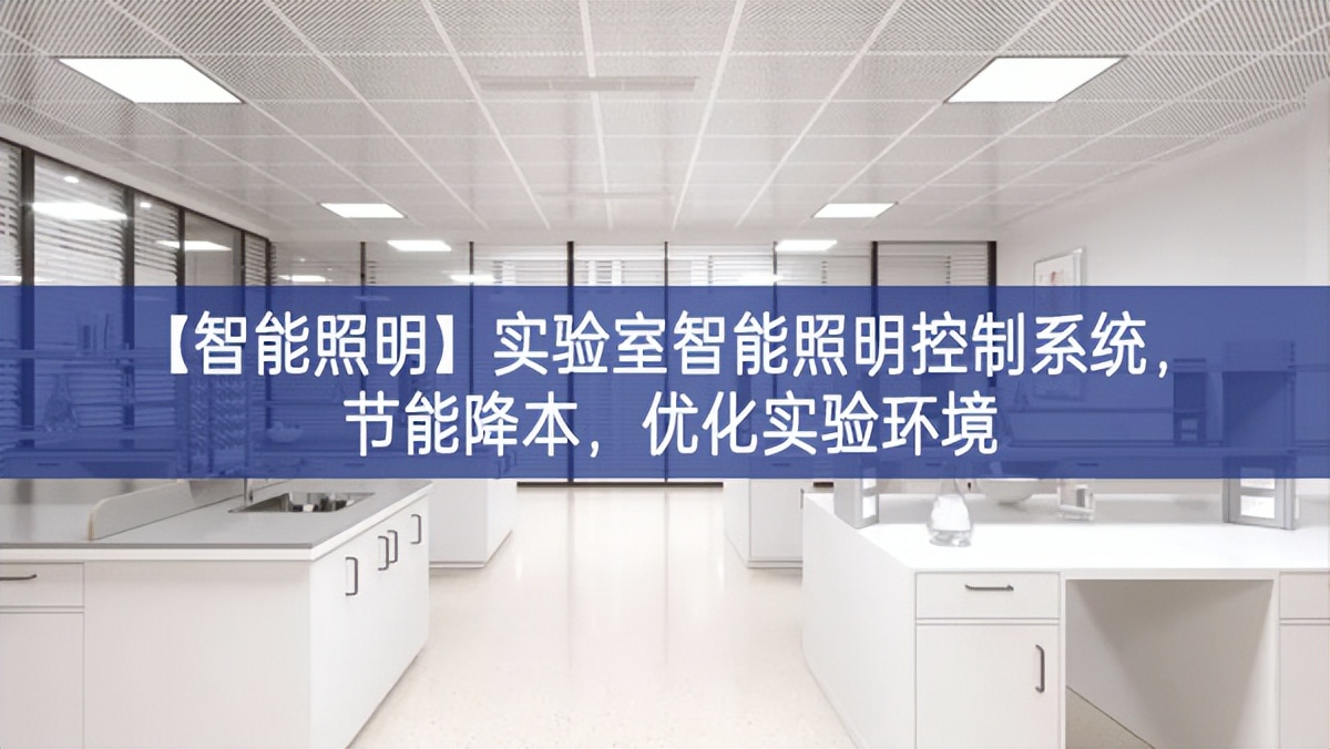 【智能照明】實驗室智能照明控制系統，節能降本，優化實驗環境