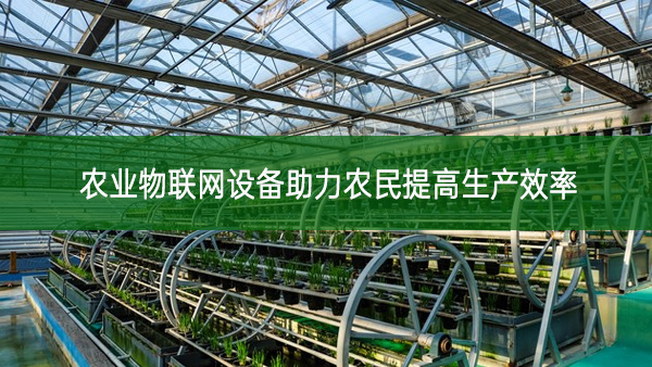 農業物聯網設備助力農民提高生產效率