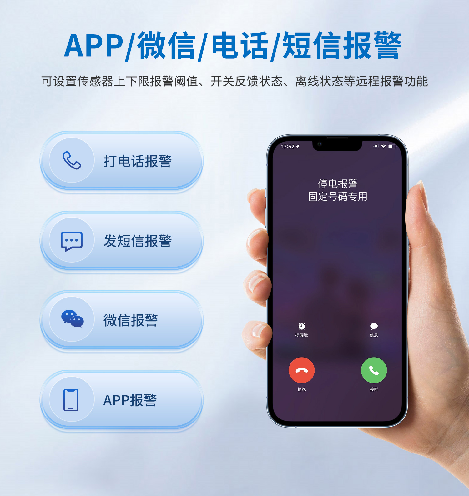 多方式預(yù)警、通知
